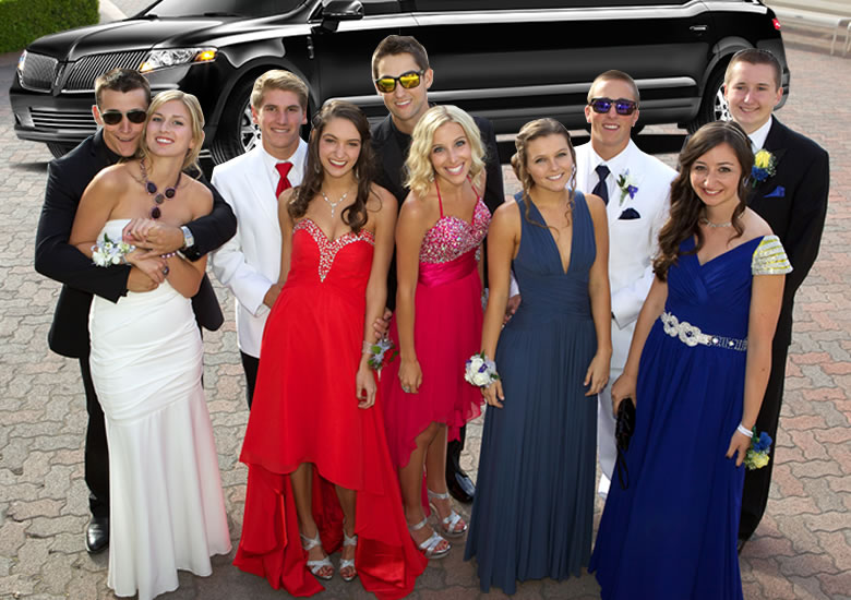 prom and graduation limos, buses, SUVs